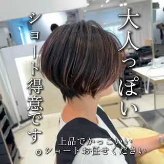 ショート カラー 表参道/ショート特化 /似合わせ/荒砂のヘアスタイル
