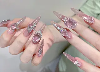 ネイル Sara/3Dチップ 長さたし専門店のネイルデザイン