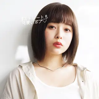 ショート カラー 似合わせ/レイヤー /ボブ/新谷のヘアスタイル