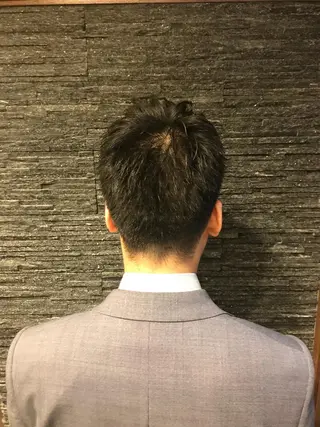 ショート メンズ HIRO GINZA 銀座一丁目店のヘアスタイル