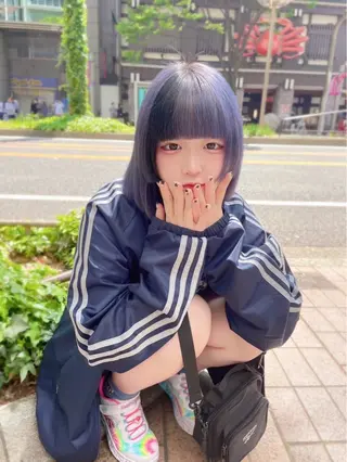 ショート カラー りん🧸透明感カラ ー/ヘアアレンジのヘアスタイル