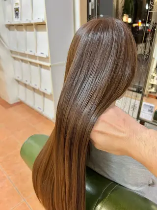 ロング カラー 石井 佑樹のヘアスタイル