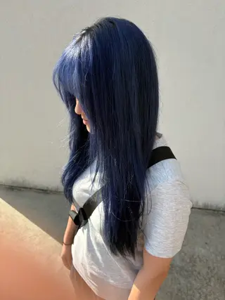 ロング カラー 鮫島海斗☆レイヤー☆ ハイトーンのヘアスタイル