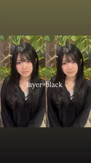 カラー 🐈‍⬛JUMI /透明感カラー/🩶のヘアスタイル