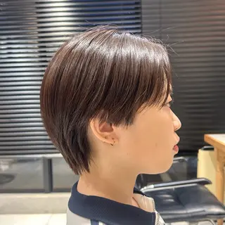 ショート サラ艶/韓国ヘア ︎🌟璃奈 (リナ)のヘアスタイル