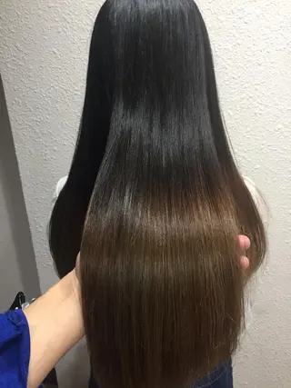ロング カラー パーマ ヘアアレンジ メンズ キッズ ネイル マツエク・マツパ 新宿/髪質改善/ 美髪矯正✨浅江通友のヘアスタイル