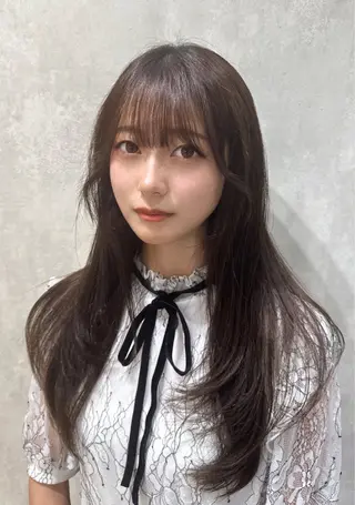 ロング 縮毛矯正/レイヤー /髪質改善/おばかんのヘアスタイル