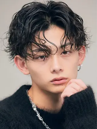 パーマ メンズ メンズ特化🔥 仙台/富沢/管野一稀のヘアスタイル