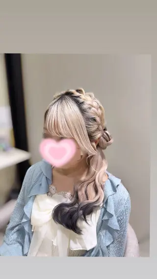 ヘアアレンジ wool TOKYO ありさのヘアスタイル