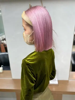 カラー yasuハイトーン/ デザインカラーのヘアスタイル