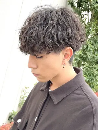 ショート パーマ メンズ SENTA✨メンズ パーマ✨fifth栄のヘアスタイル