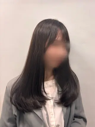 ロング 暖色✖️韓国ヘア 🥀SAHO🥀のヘアスタイル