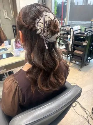 ロング ヘアアレンジ 美髪× ヘアセット✨Araiのヘアスタイル