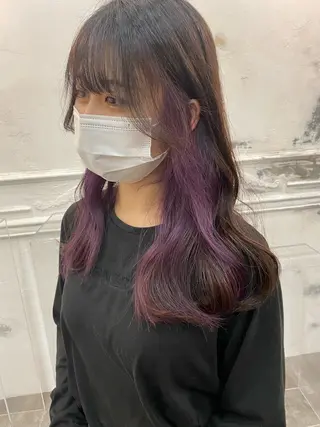 ミディアム ボブ・カラー 琴音のヘアスタイル