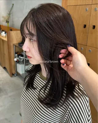 カラー カエデ🐬 カットモデルのヘアスタイル