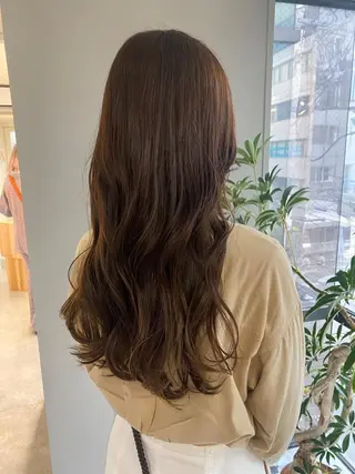 セミロング カラー ヘアアレンジ ボブ /ニュアンス/ satomi🧸💖のヘアスタイル