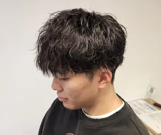 ショート パーマ メンズ 【イケメン風パーマ】 SHOFYのヘアスタイル