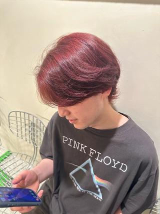 ショート カラー ながい まさきのヘアスタイル