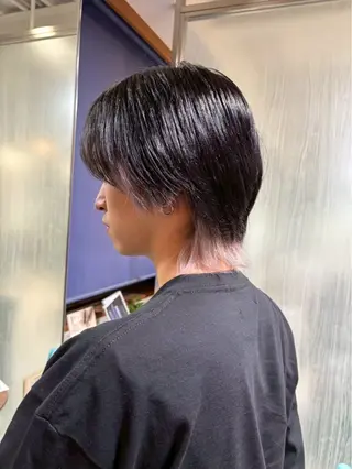 カラー メンズ 💫レイヤーカット 💫ブリーチ💫サキのヘアスタイル