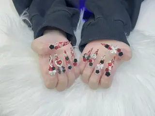 ネイル MoMoA Nail ネイル長さ出し専門店のネイルデザイン