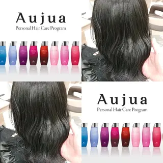 ミディアム カラー ウルフカット/デザイ ンカラー/あらげのヘアスタイル
