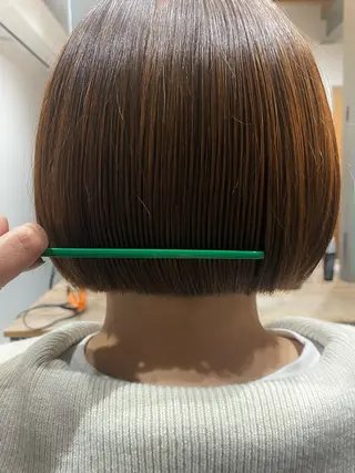 ショート ムナカタ アカリのヘアスタイル