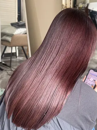 ロング カラー パーマ 15日髪質改善 misatoのヘアスタイル