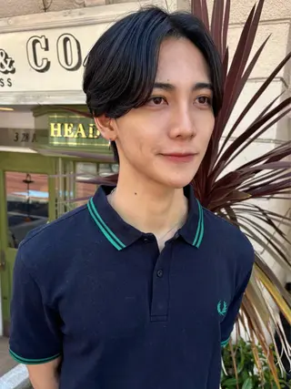 ショート ヘアアレンジ メンズ 韓国ヘア💇🏼 kanonのヘアスタイル
