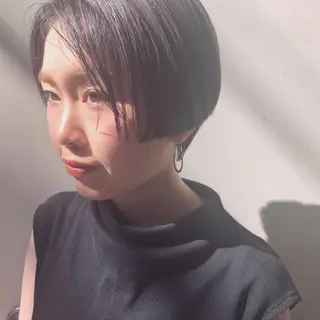 ショート カラー 山中 直輝のヘアスタイル