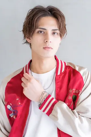 ショート カラー パーマ メンズ ヘアアレンジ 【毛流れヘア】 人気No.1/ユウキのヘアスタイル