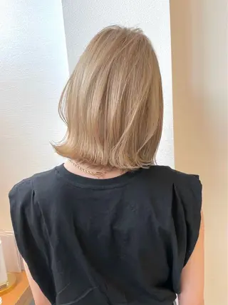 ミディアム 宮嶋 蓮のヘアスタイル