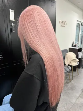 ロング カラー ハイトーン/ゆるふわ 🧚𖥔ׁTOMO♡のヘアスタイル