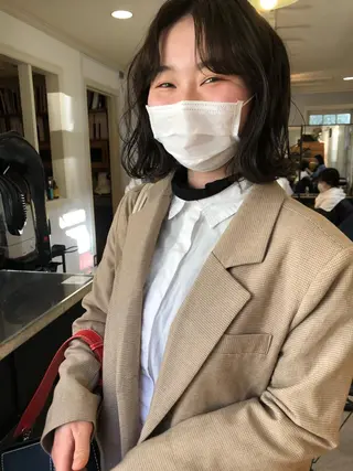 ショート カラー eri kinjoのヘアスタイル