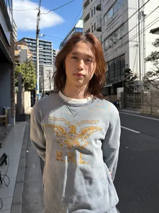 カラー メンズ LARK/メンズ特化 /シバヤ ユウキのヘアスタイル