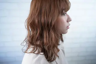 ミディアム カラー パーマ ヘアアレンジ メンズ キッズ ネイル マツエク・マツパ premier modelsのヘアスタイル