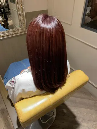 ロング カラー 韓国スタイル🇰🇷 annaのヘアスタイル