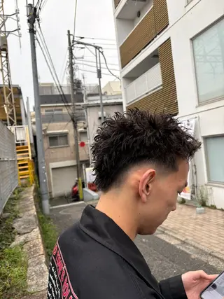 ショート パーマ 【FM離れ】 りきやのヘアスタイル