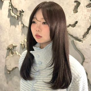 ロング カラー 艶髪カラー/透明感/ 髪質改善/YUIKOのヘアスタイル