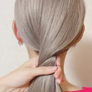 セミロング 韓国×網紅ヘア 🤍りん🤍のヘアスタイル