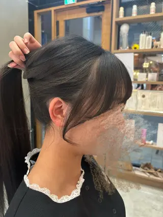 透明感ツヤカラー/ 縮毛矯正/静岡のヘアスタイル