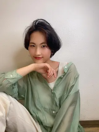 ショート カラー 武田 悠生乃のヘアスタイル