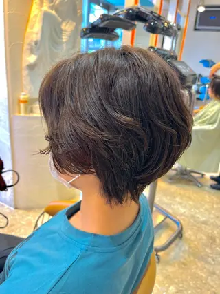 ショート パーマ うしだ かおるのヘアスタイル