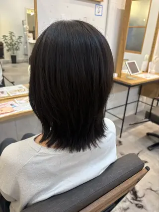 ミディアム 🥨伊藤みやこ🥨 カットモデル🌈のヘアスタイル