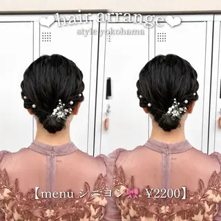 ヘアアレンジ カラー/エクステ/ アレンジ/ゆう🩷のヘアスタイル