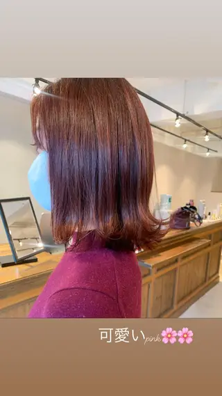 ショート カラー 透明感カラー✂︎ /縮毛矯正/YUKAのヘアスタイル