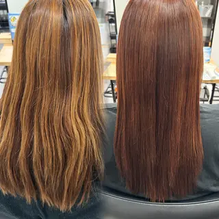 セミロング 赤崎 こごみのヘアスタイル