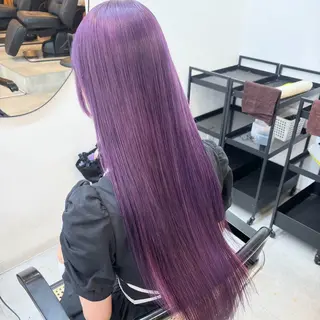 ロング カラー 渋谷🩶ハイトーン 🩶FUMUのヘアスタイル