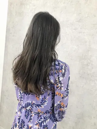 ロング カラー パーマ ヘアアレンジ メンズ キッズ ネイル マツエク・マツパ エビスザキレン/メン ズ/心斎橋🌳のヘアスタイル