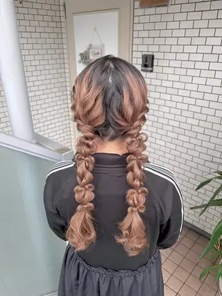 ヘアアレンジ 参列♡デートゆるふわ ヘアメイク🎀みゆうのヘアスタイル