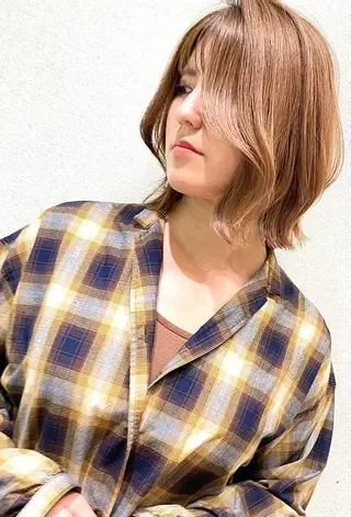 ショート カラー 骨格整形カット/ ショート✂️堀夢哉のヘアスタイル